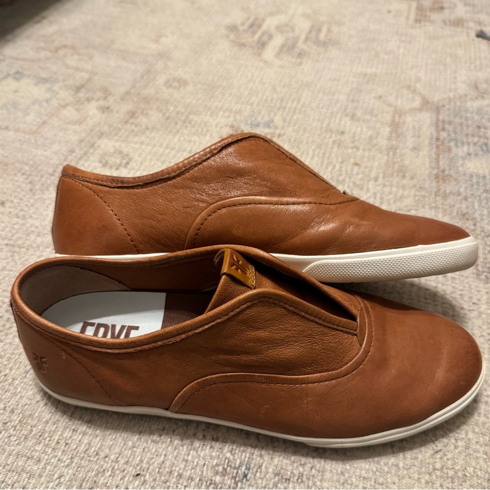 Frye Maya CVO Slip On 79191 Brown Leather